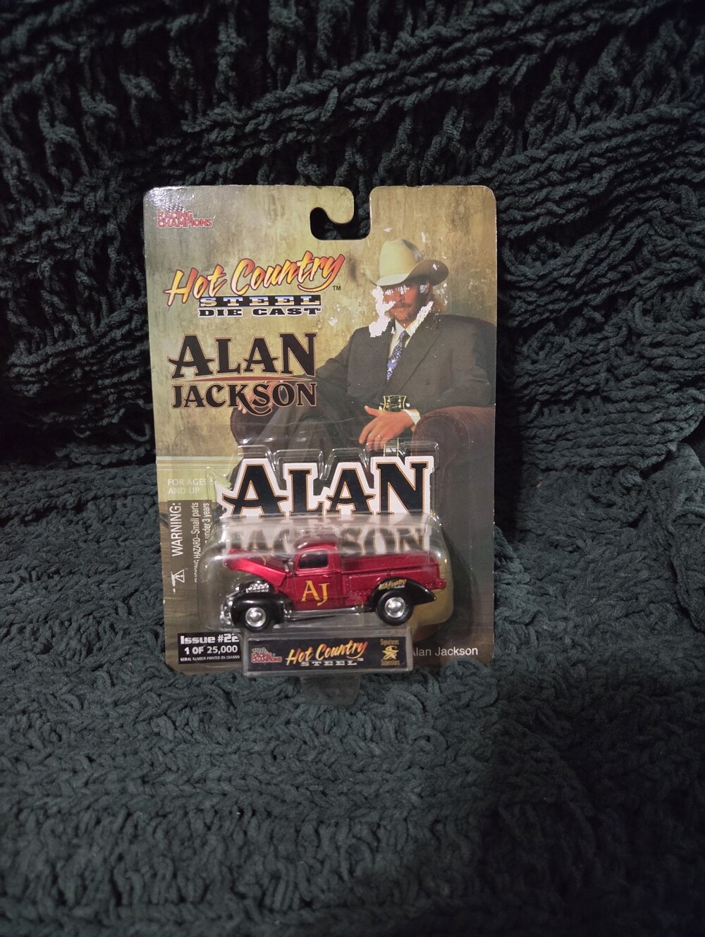 1998 Racing Champions Hot Country Steel 1:64 scale die-cast pickup- Alan Jackson